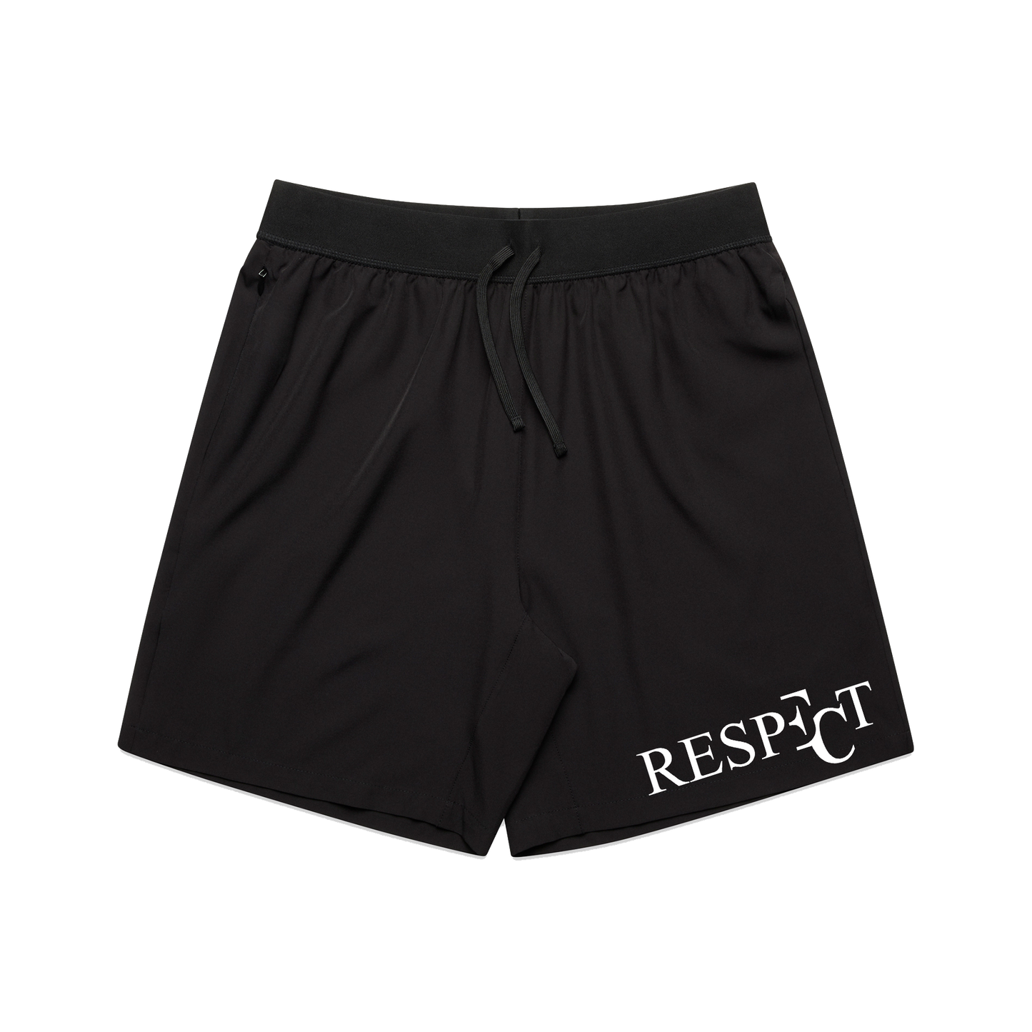 EC RESPECT BLACK TRAINING SHORTS