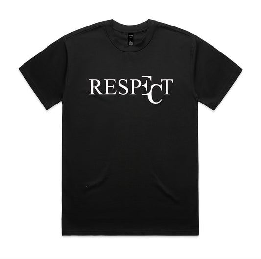 EC RESPECT BLACK AND WHITE TSHIRT