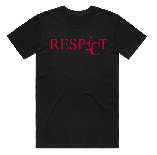 EC RESPECT BLACK AND RED T-SHIRT (HOSEI KIJIMA COLLAB)