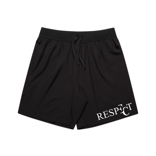 EC RESPECT BLACK TRAINING SHORTS